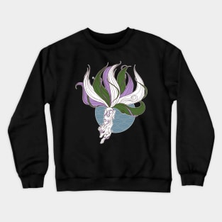 Genderqueer Pride Kitsune Crewneck Sweatshirt